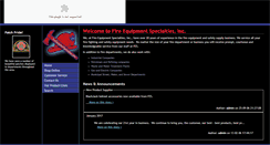 Desktop Screenshot of fireequipmentspecialties.com